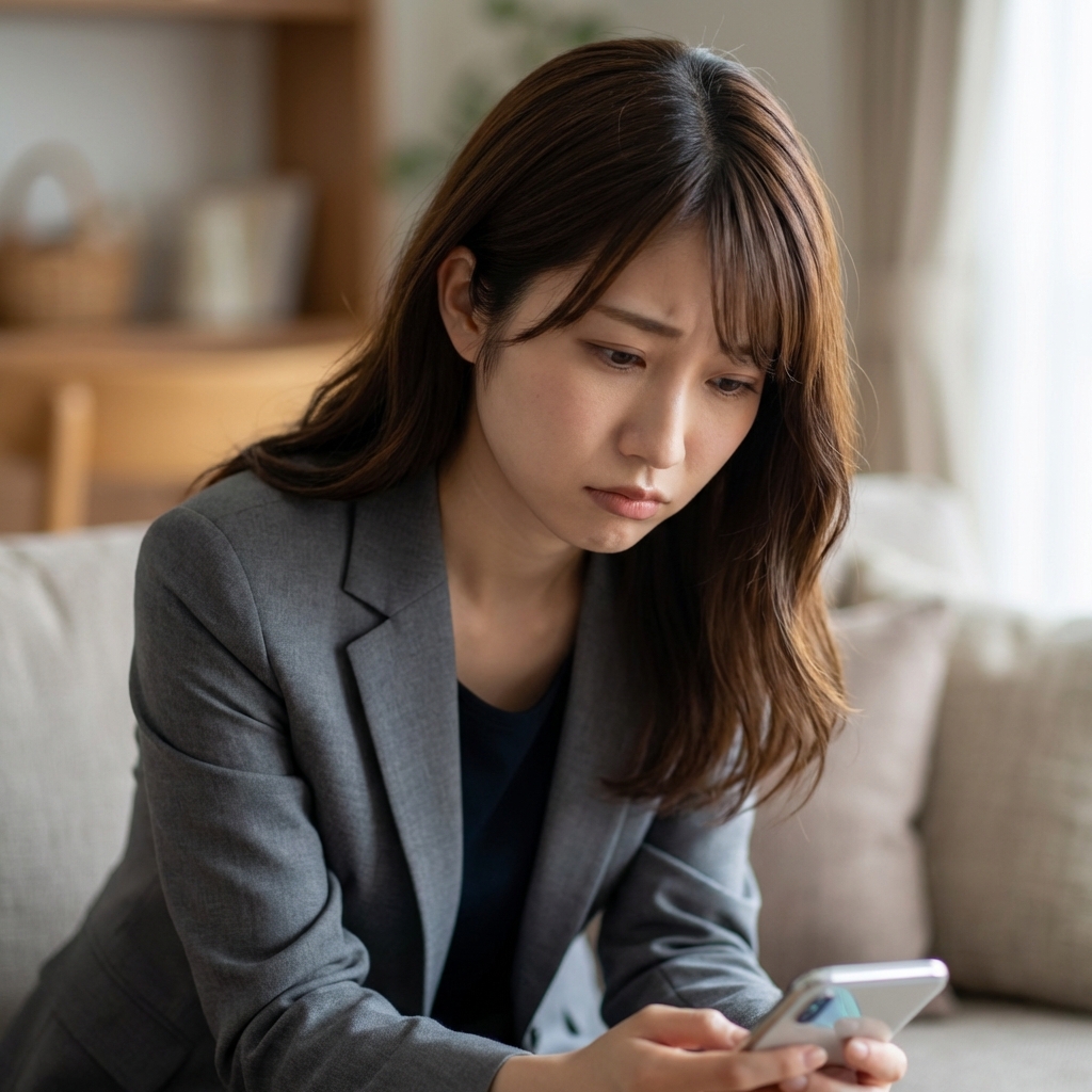 カレンダーにバツ印